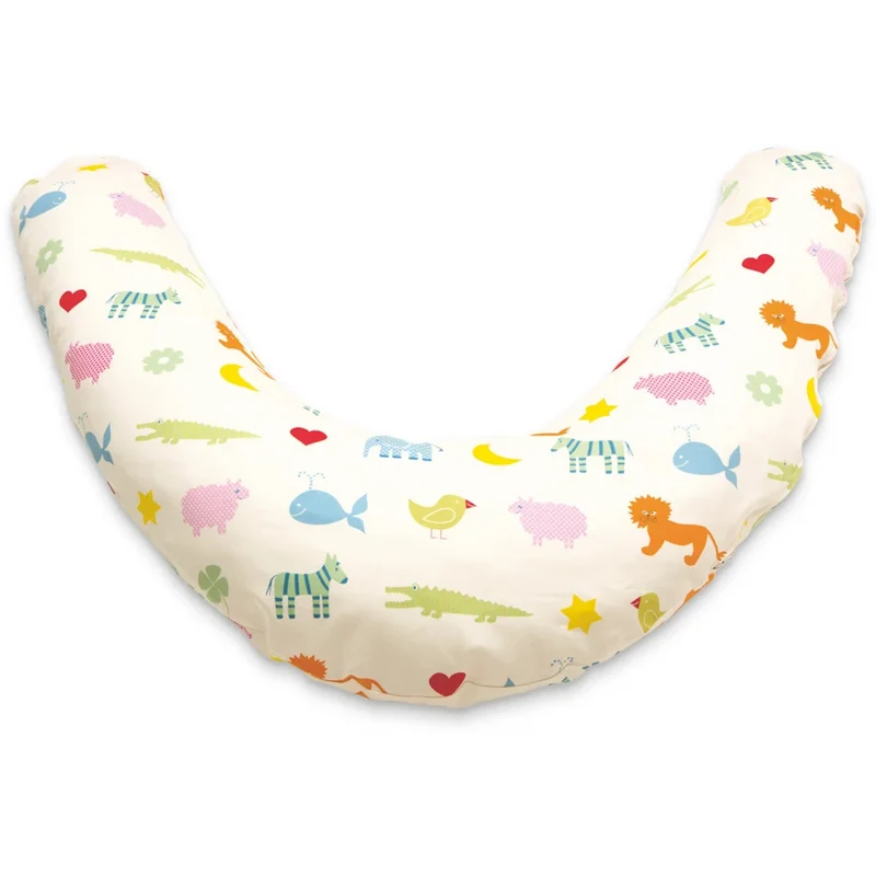 Bio Satin Baby-Stillkissen Arche Noah