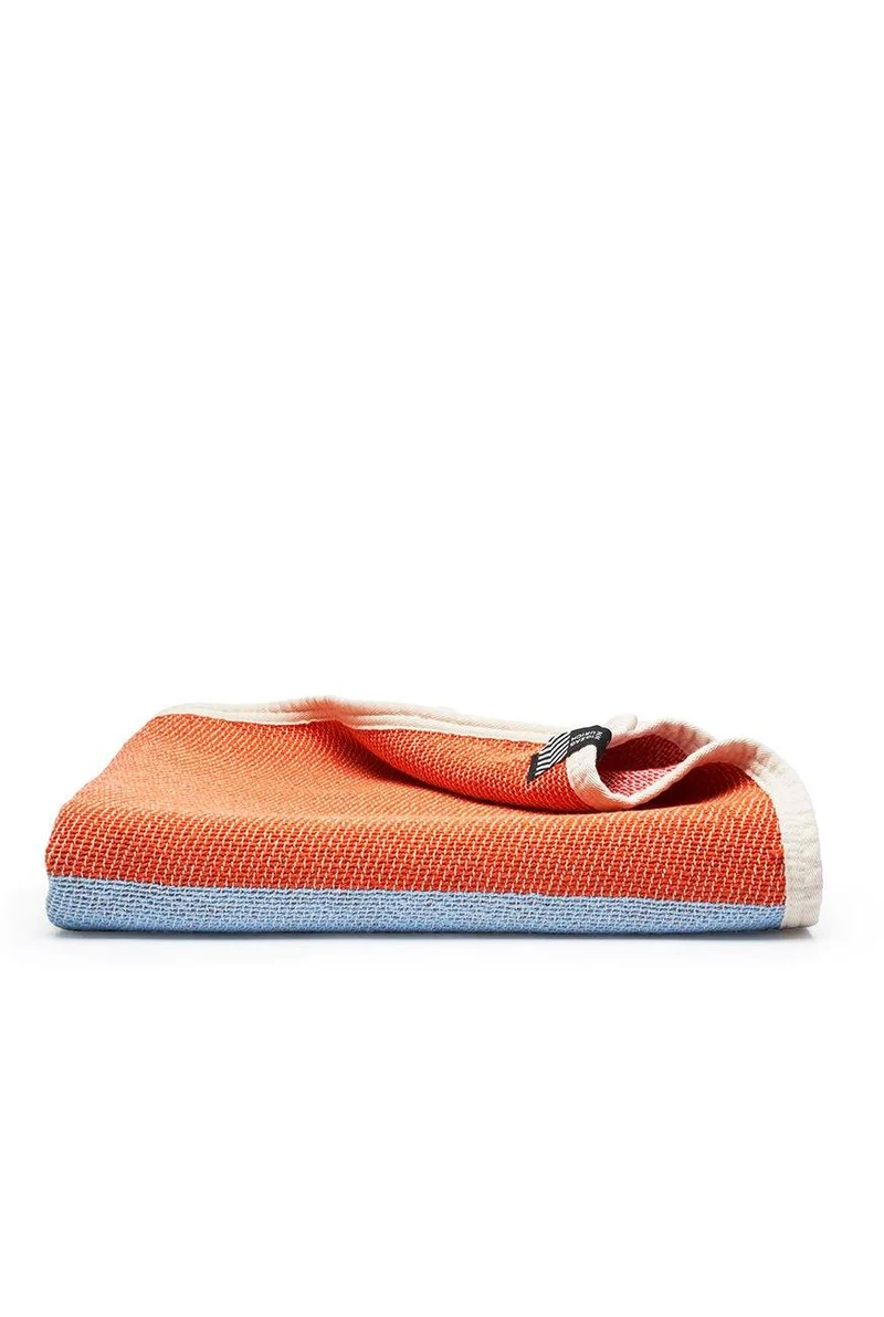 Cotton Beach Towel or Mini Blanket "Parasol De Playa" by Michele Rondelli