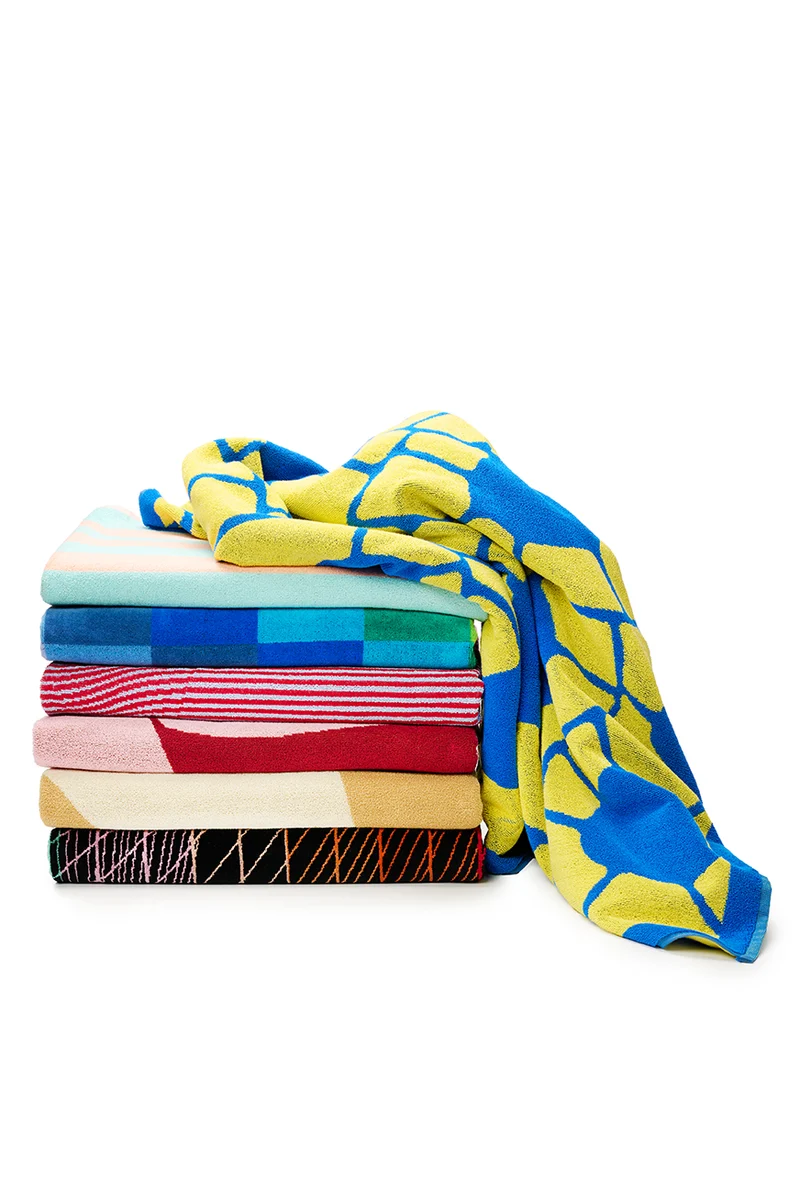 Beach Towel "Beach 2" by George Sowden - XL 100% Cotton
