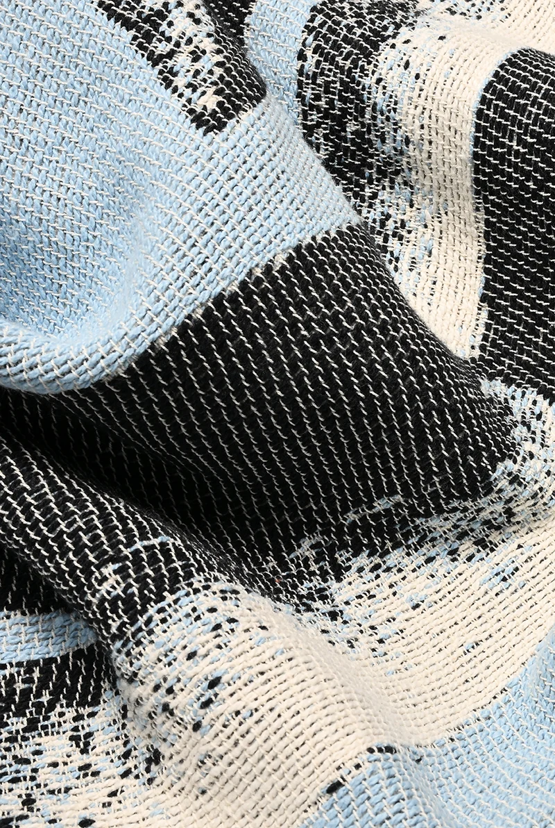 Cotton Beach Towel / Mini Blanket “Cosmic Man” by Raphael Greaves
