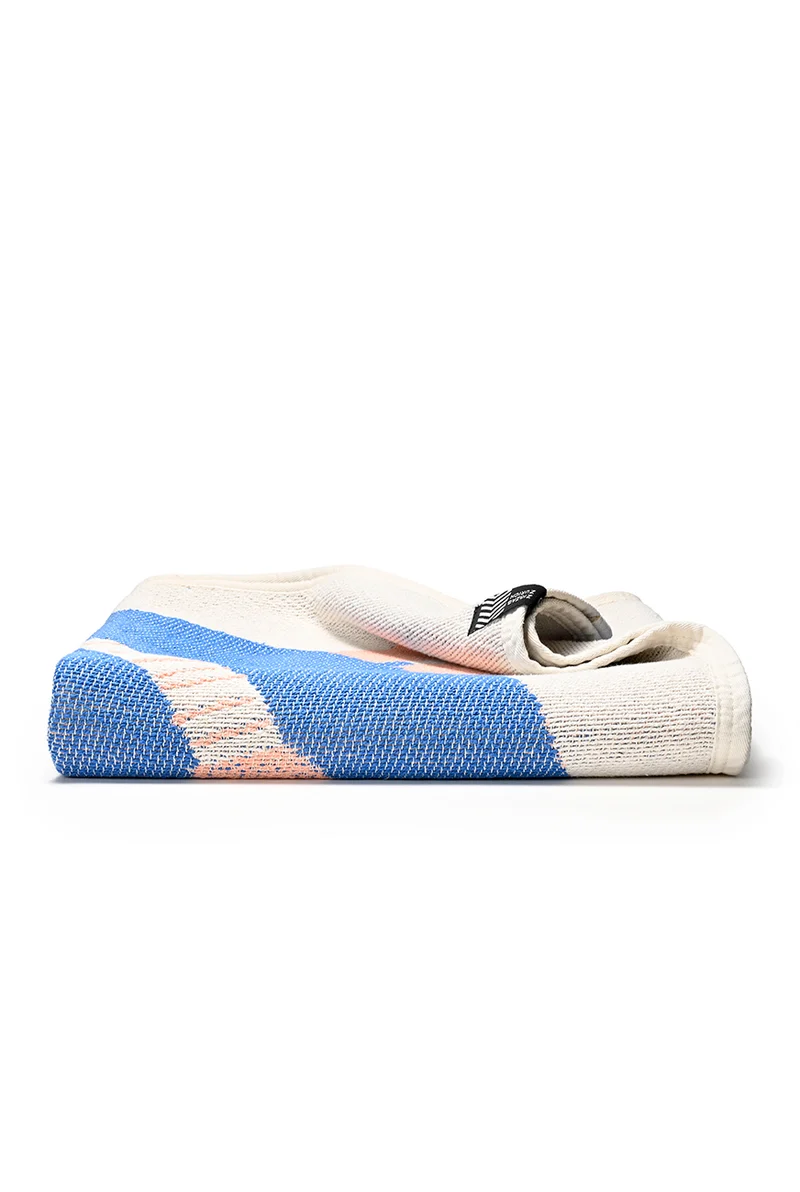 Cotton Beach Towel / Mini Blanket “Pupil” by Alice Louradour
