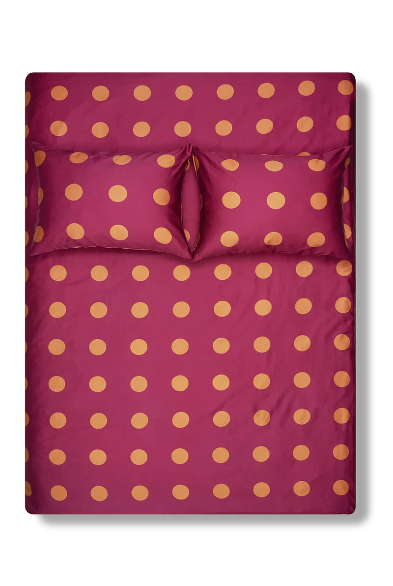 Artist Bedding Collection "Spot On Burnt Orange" by Michele Rondelli