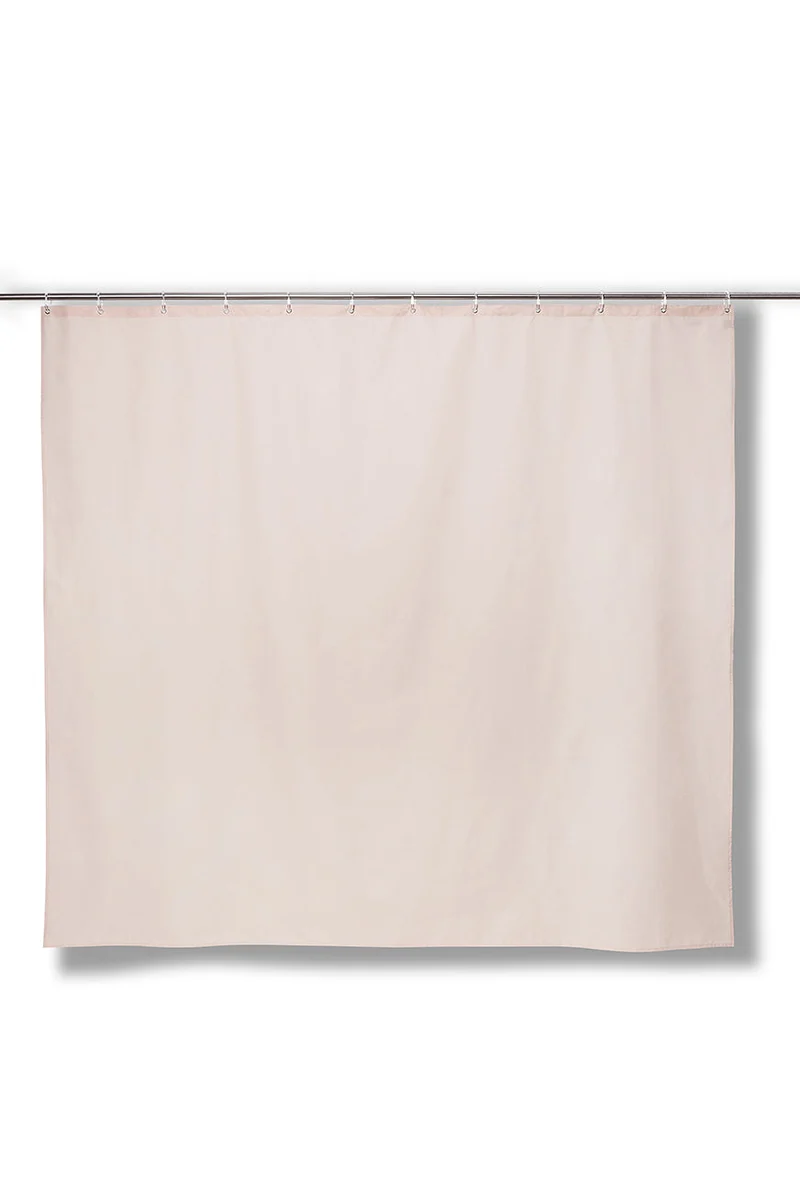 Linen Shower Curtain in Salmon Pink in 4 Sizes