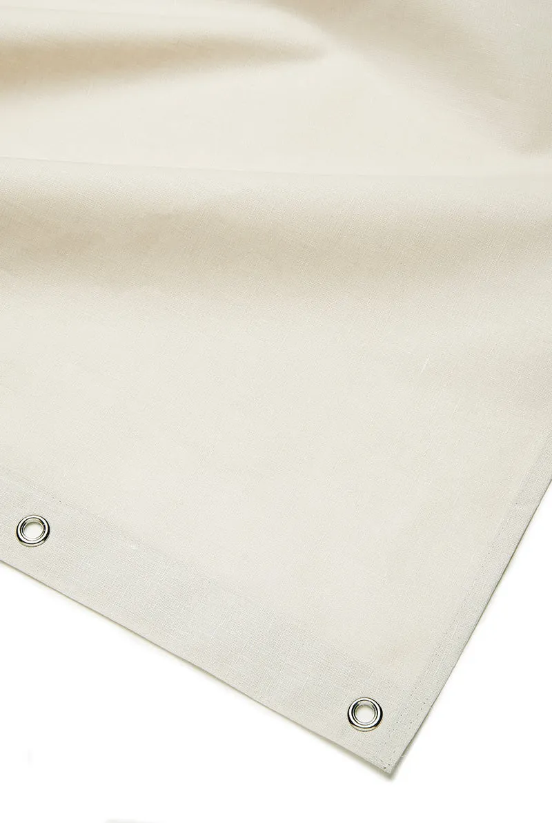 Linen Shower Curtain in Sand in 4 Sizes