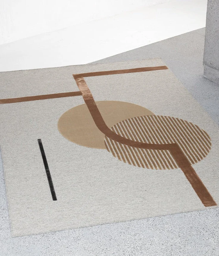 Wool & Bamboo Silk Rugs and Carpet "Coexistence" by Yanyi Ha
