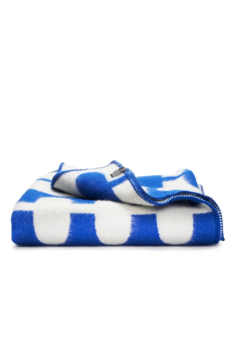 Wool Blanket "Serra" by Nathalie Du Pasquier & George Sowden