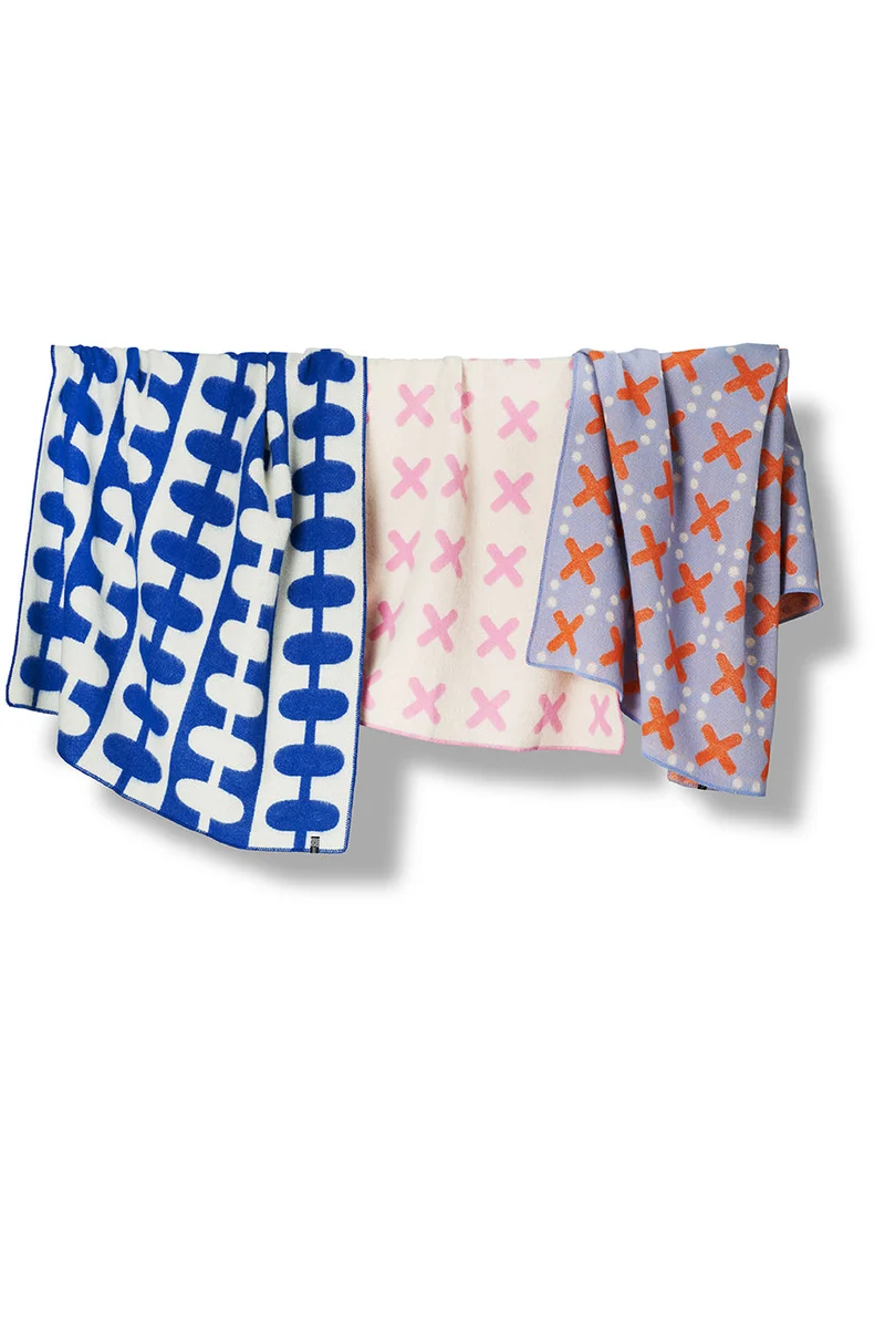 Wool Blanket "Serra" by Nathalie Du Pasquier & George Sowden