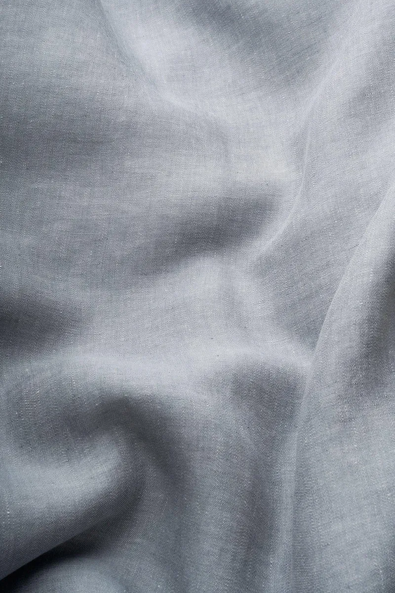 Linen Curtains Two Tone Stonewashed in Quartz Color