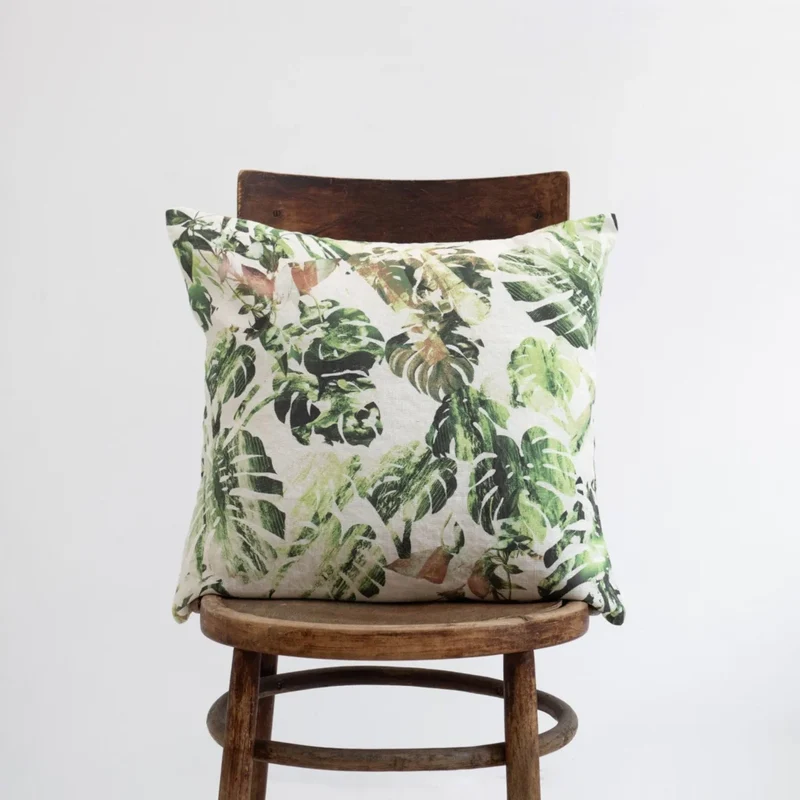 Leinen Kissenhülle Tropical