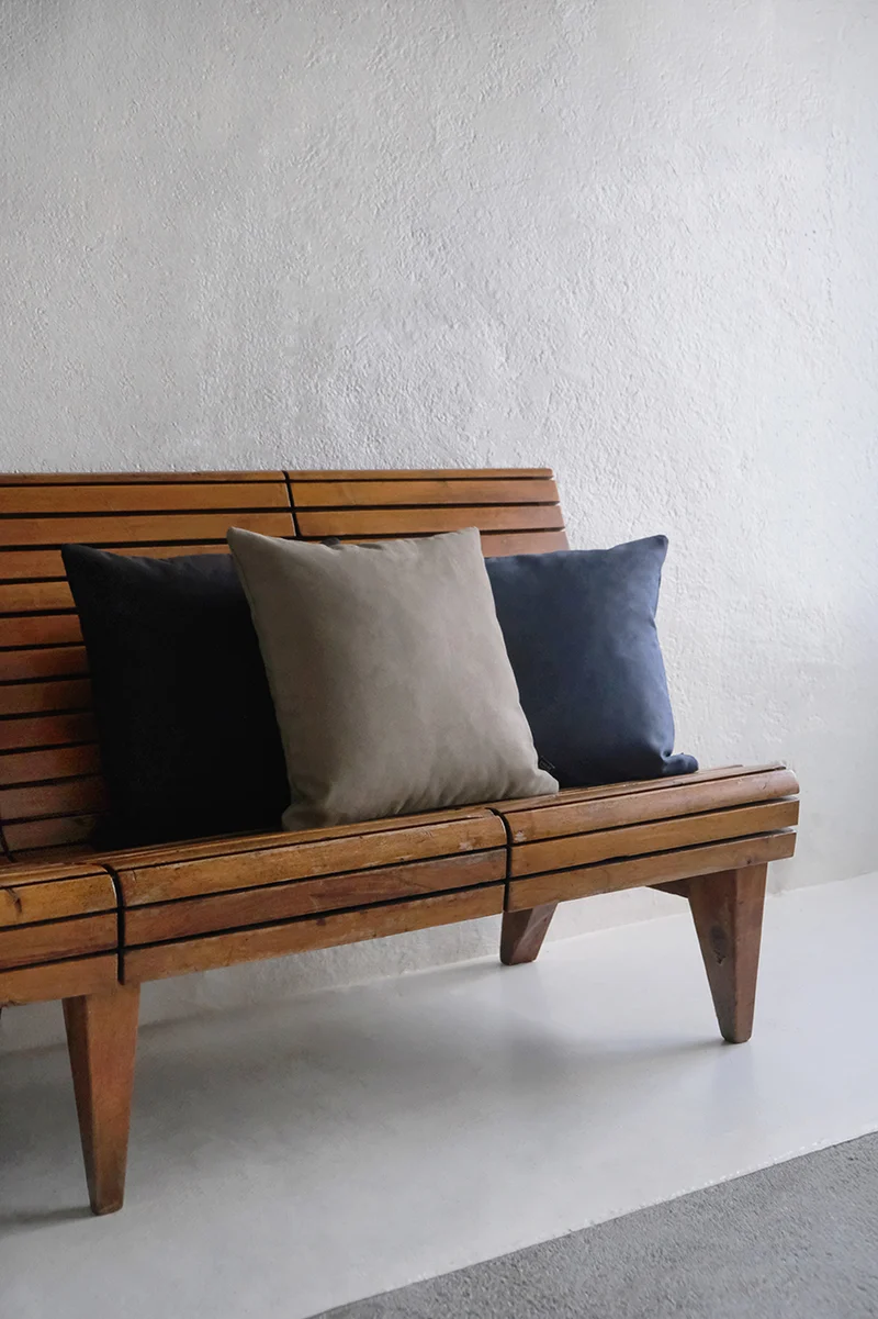 Microsuede Cushion Colour Marine