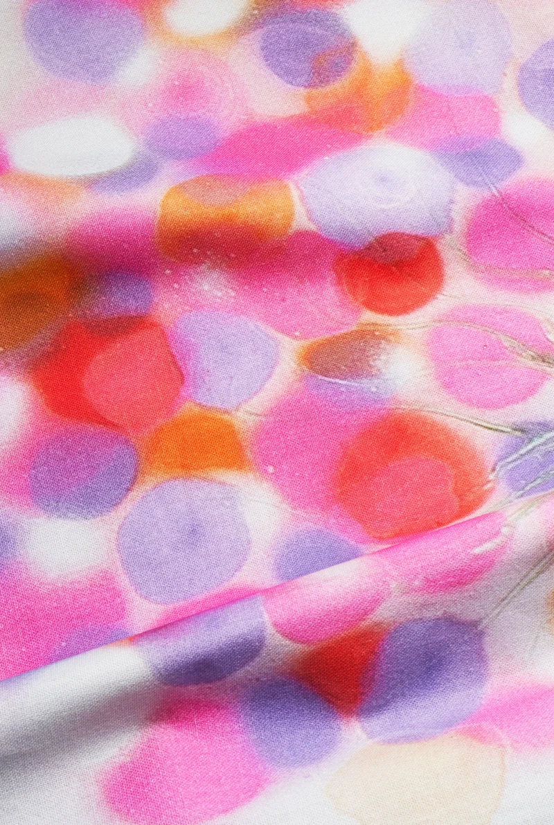 Artist Cotton Shower Curtain "Psychotropical Carex" by Thierry Feuz