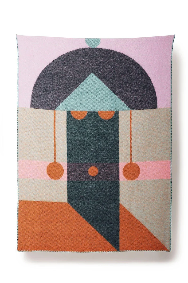Wool Blanket "Hanae" by Sophie Probst & Michele Rondelli
