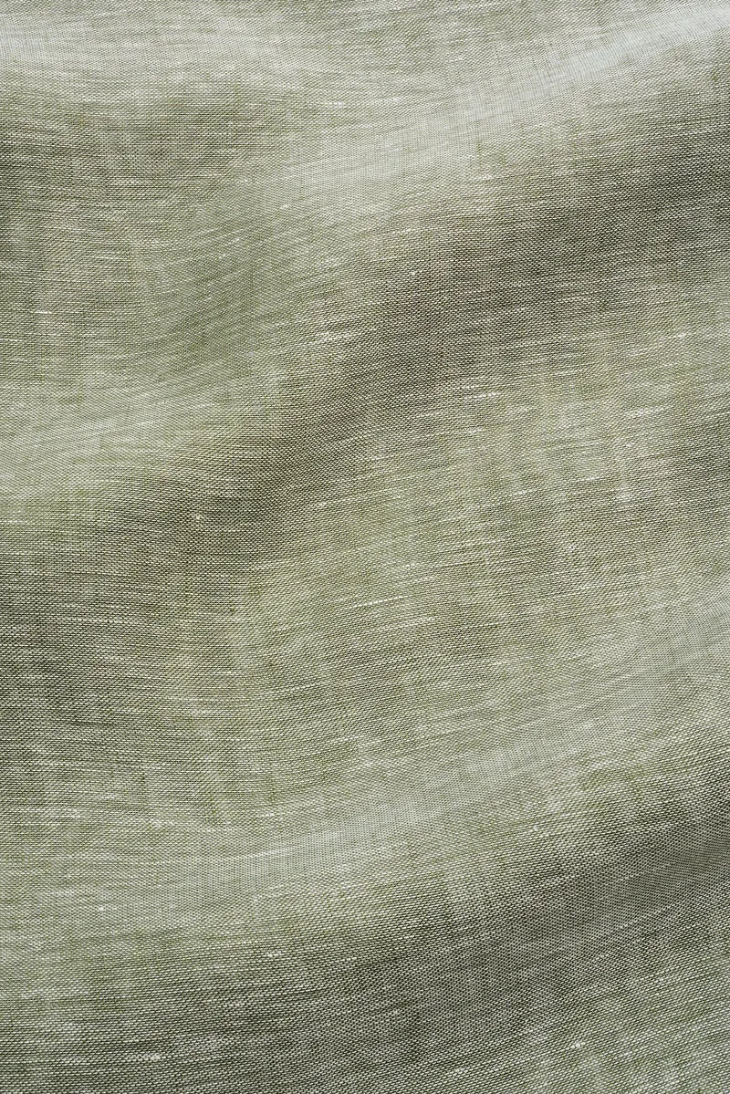 Linen Curtains in Green Color