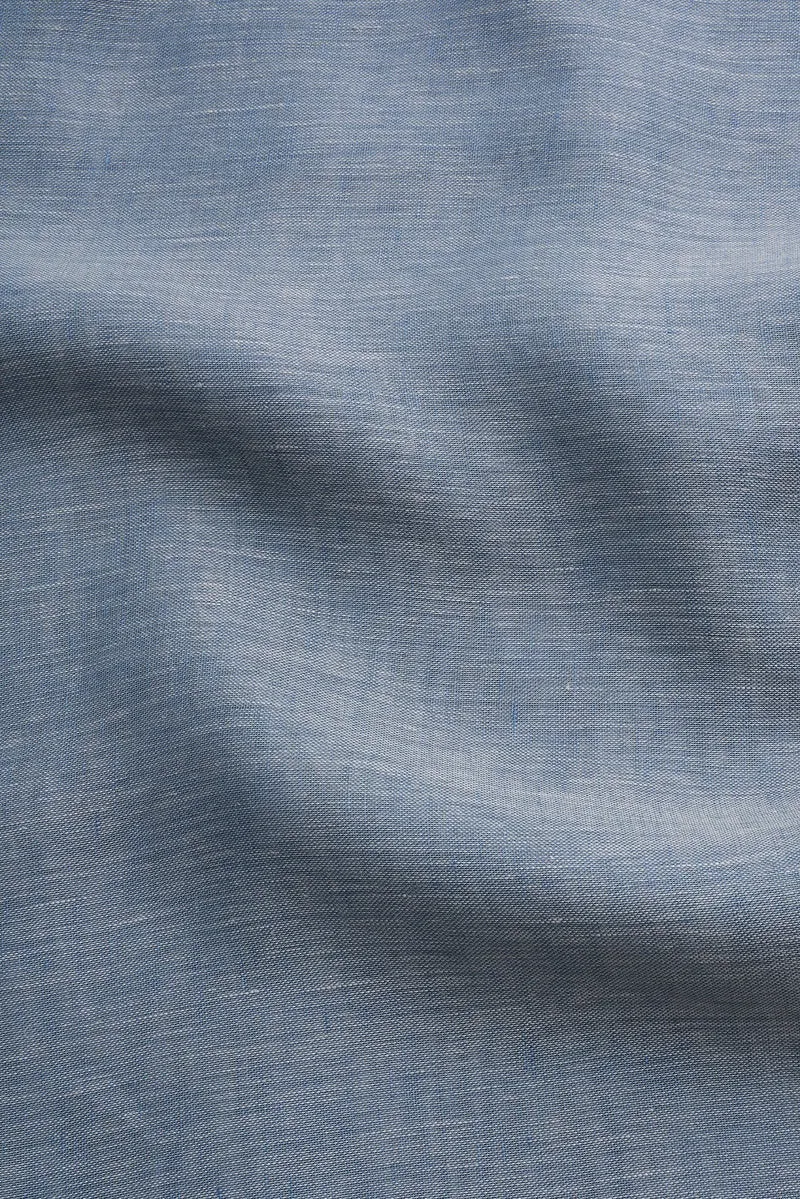 Linen Curtains in Jeans Blue Color