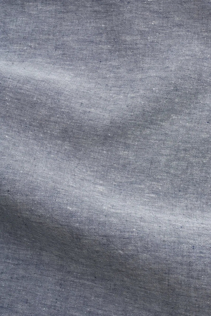 Melange Linen Curtains in Blue Color