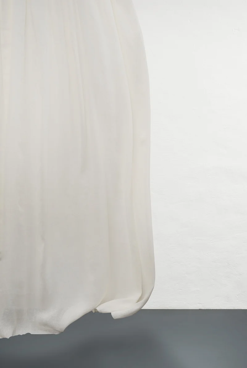 Midweight Linen Curtains "Hilde" in White Color