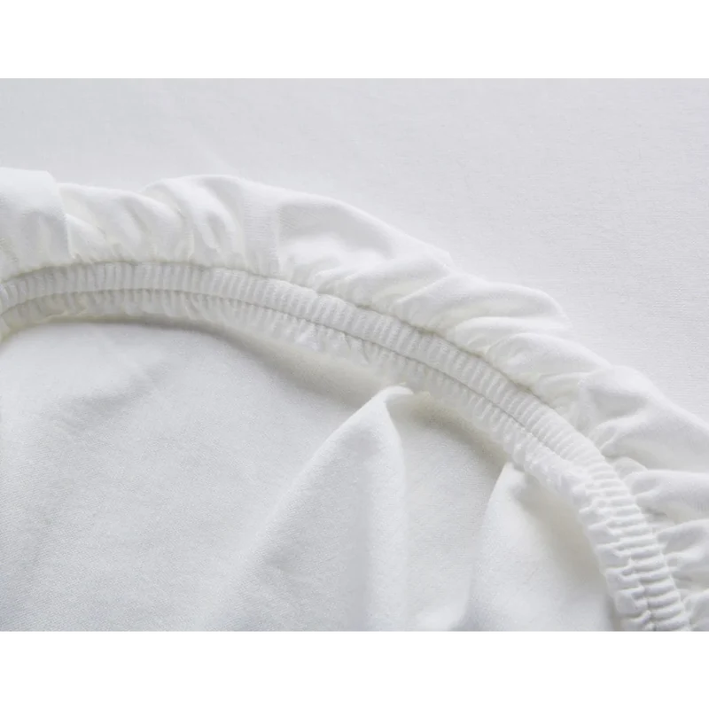 Bio Single-Jersey Spannbettlaken für Topper in Standardgröße - Einzelbett