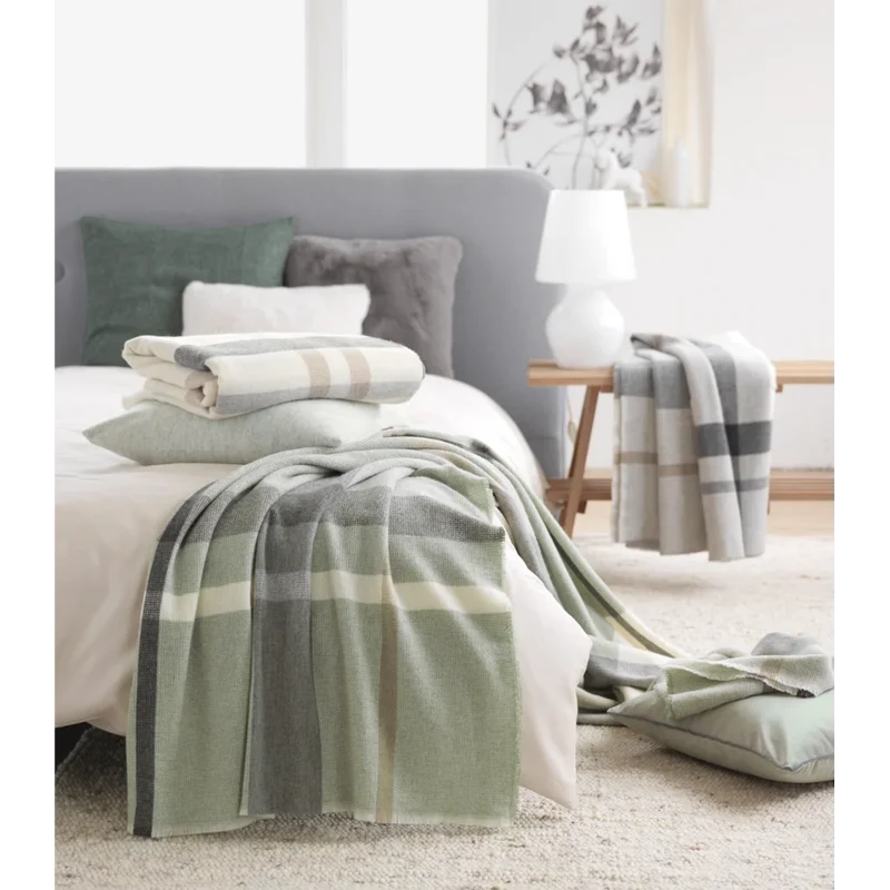 Decke mit Karo-Muster BRISTOL