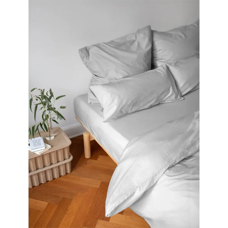 Perkal Spannbettlaken für Boxspringbetten in Standardgröße - Doppelbett