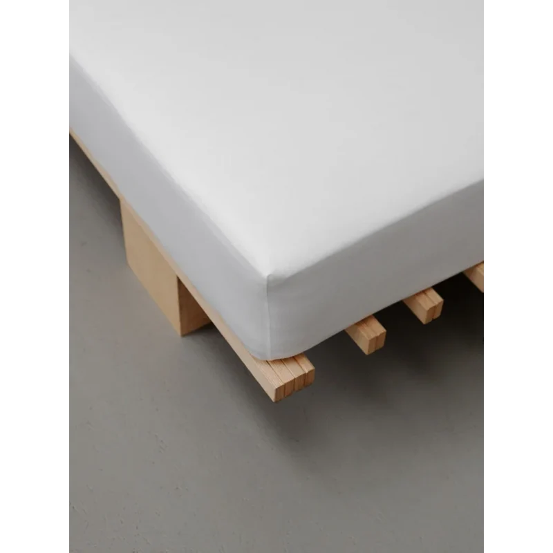 Perkal Spannbettlaken für Boxspringbetten in Standardgröße - Einzelbett