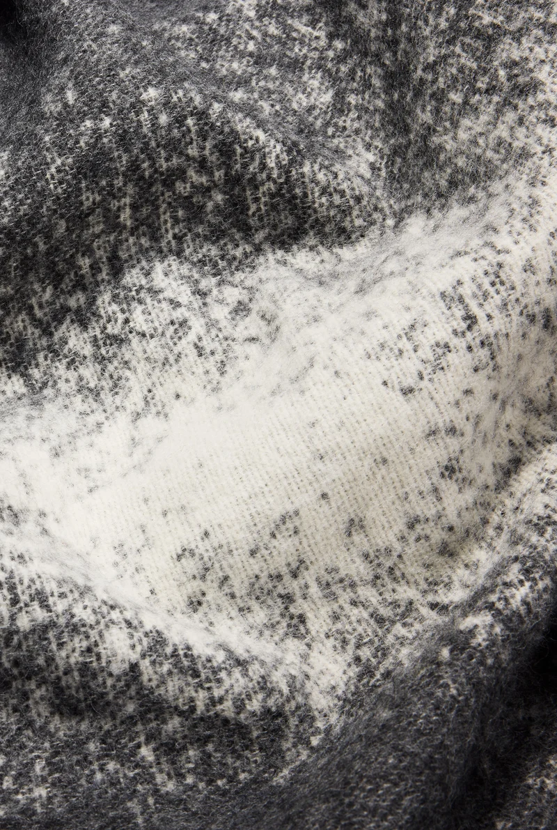 Wool Blanket "Graphite Dust" by Felix Pfäffli