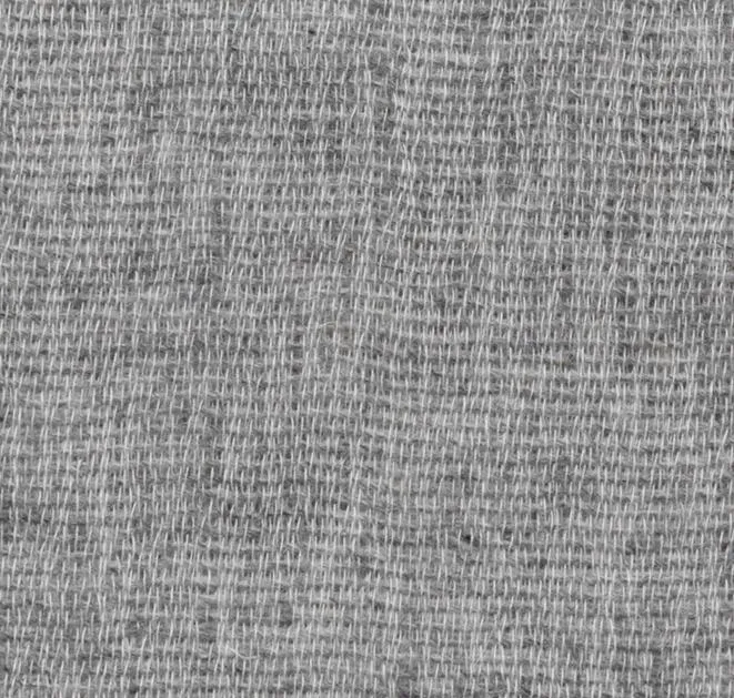Wool & Cotton Curtains "Mona" in Grey or Dark Grey Color