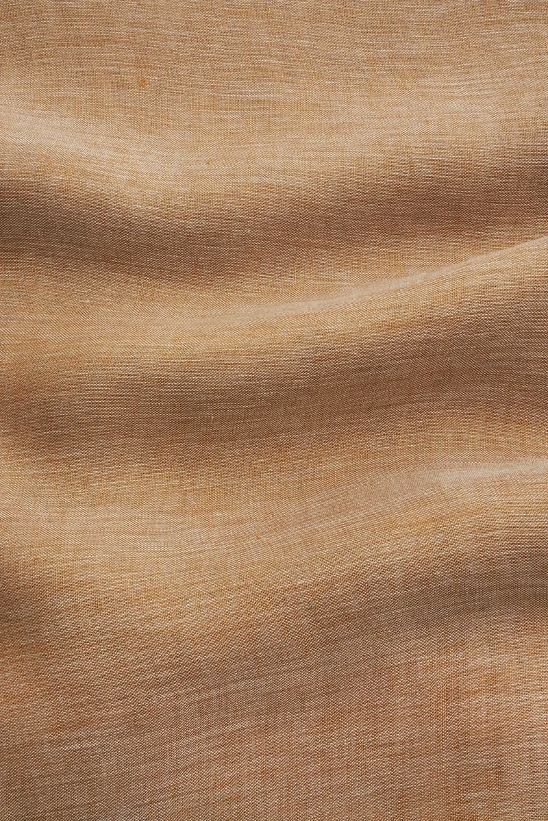 Linen Curtains in Curry Color
