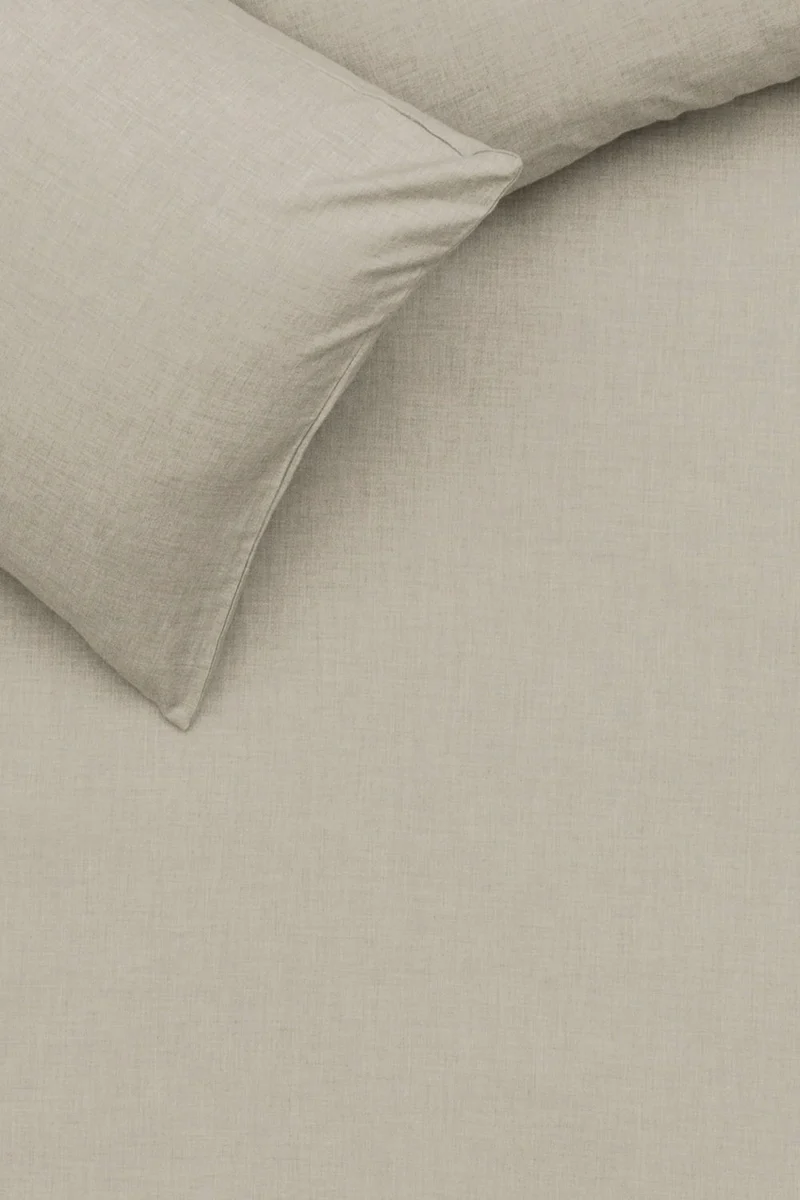 Cashmere Cotton Bedding in Beige Color