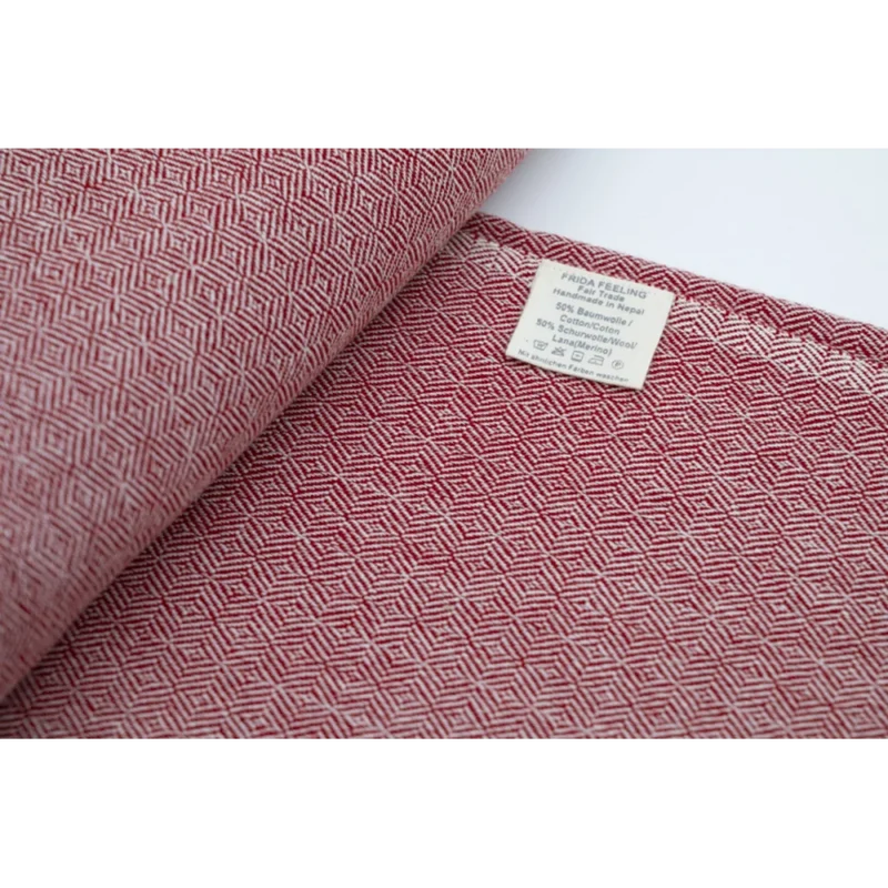 Reise-/Yoga-Decke mit Diamant-Muster