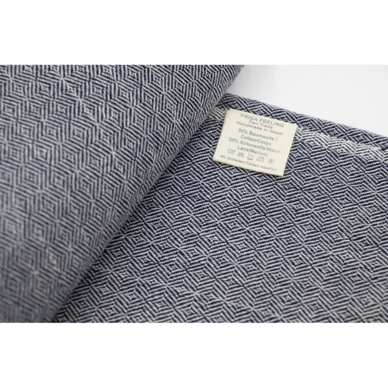 Reise-/Yoga-Decke mit Diamant-Muster