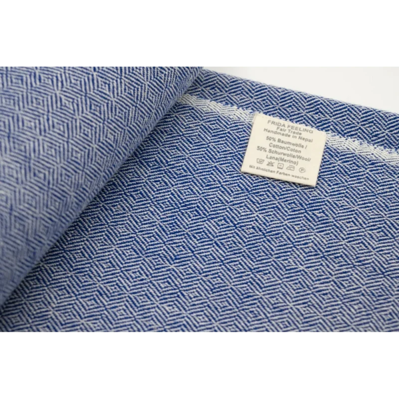 Reise-/Yoga-Decke mit Diamant-Muster