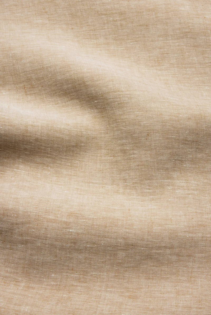 Linen Bedding "Light Melange" in Sand Color