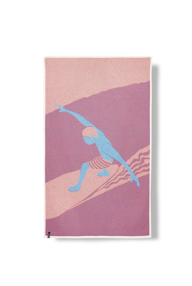 Cotton Beach Towel / Mini Blanket "El Palmar" by Dalakami