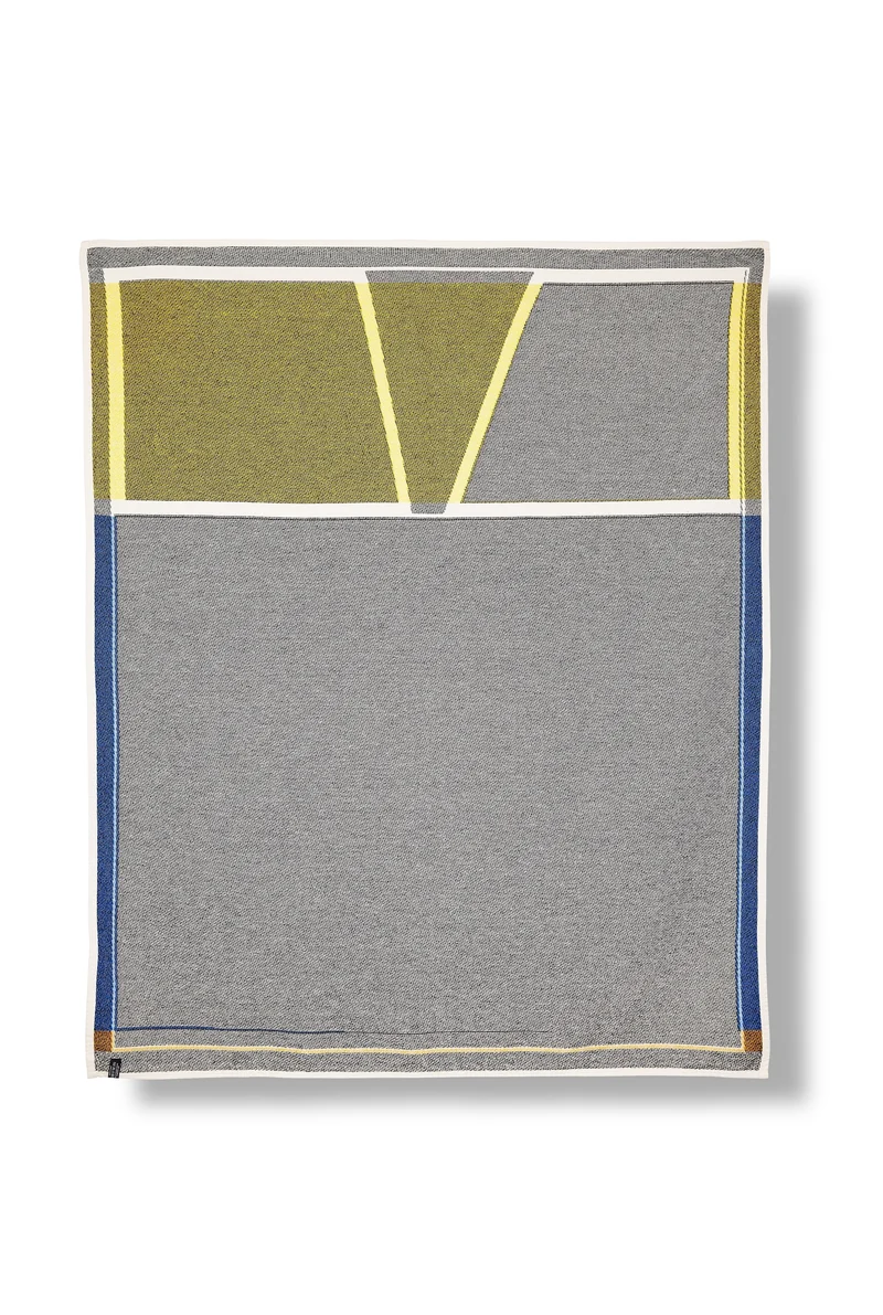 Cotton Blanket "Too Blue" by Emily Nam