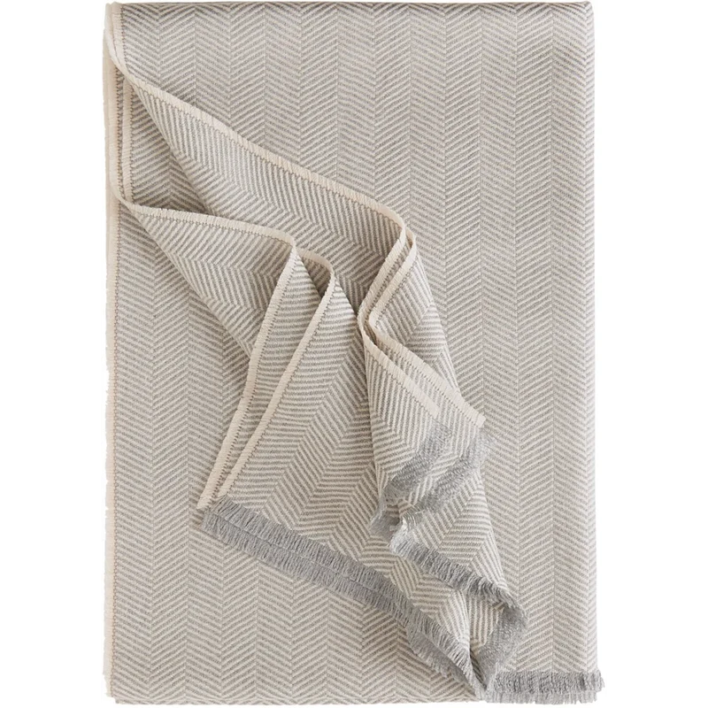 Decke mit Fischgrät-Muster
