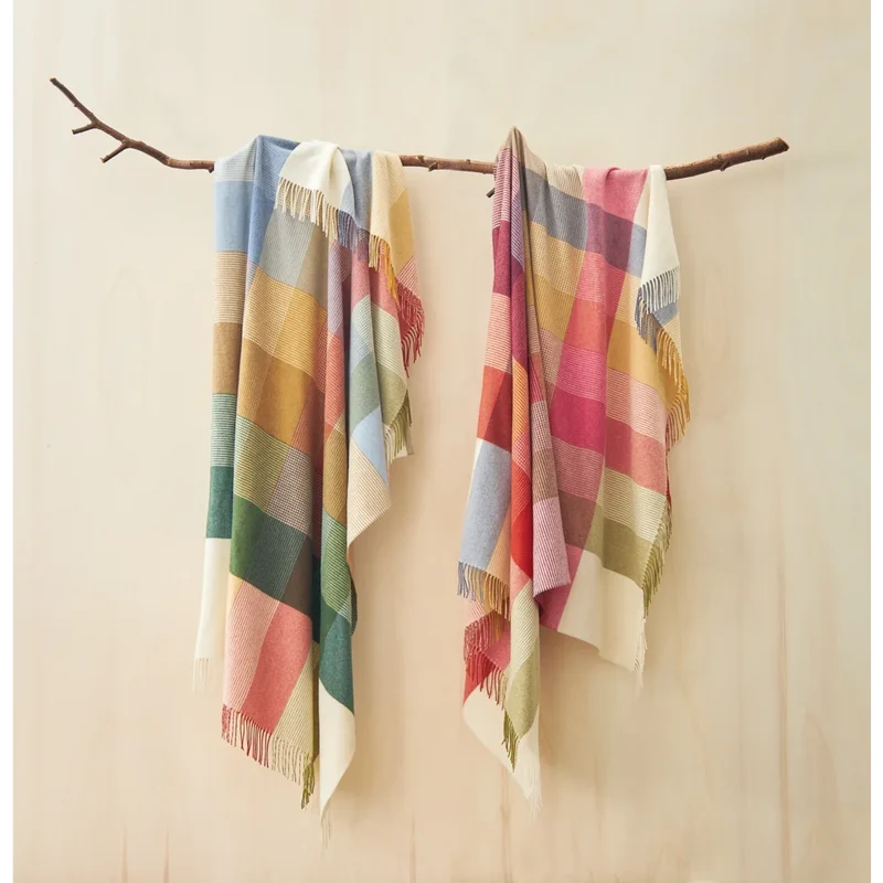 Decke mit Karo-Muster NIZZA