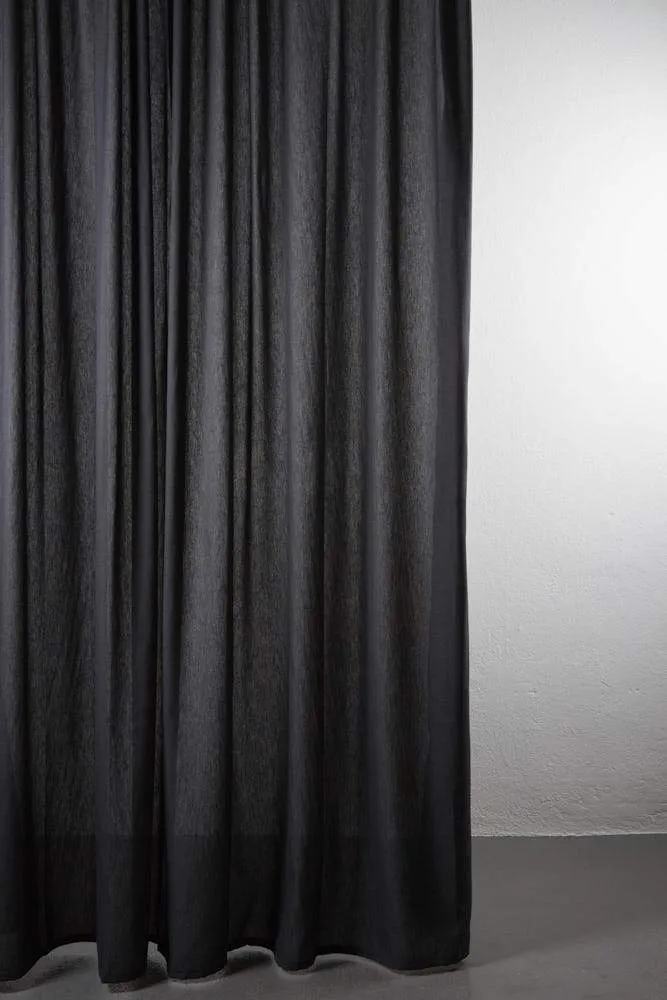 Outdoor Curtains "Shade" in Anthracite Color