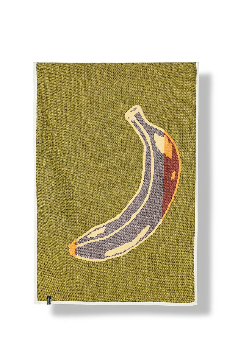 Cotton Beach Towel or Mini Blanket "Banana" by Rondelli & Probst