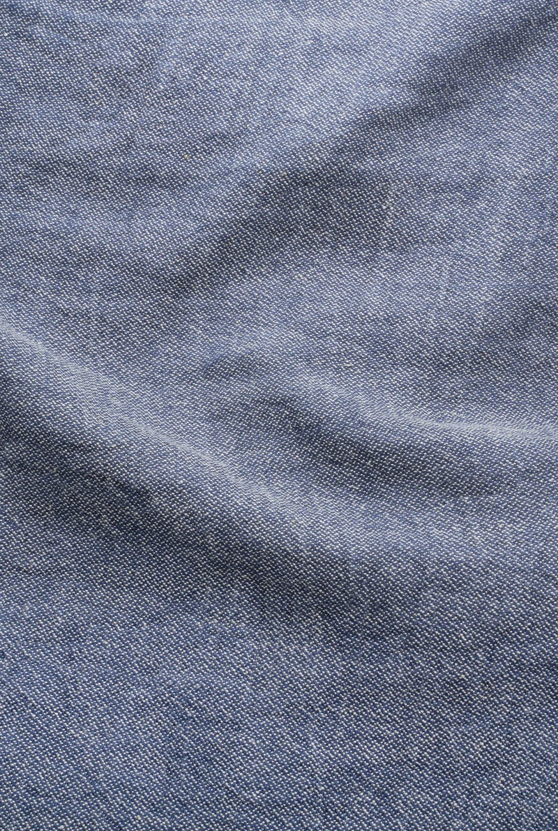 Heavy Linen Curtains "Maximus" in Ocean Blue Color