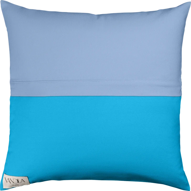 Modulare Kissenhülle Farbkombinationen mit Jeansblau