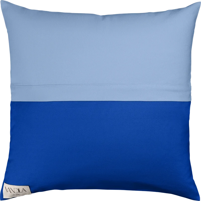 Modulare Kissenhülle Farbkombinationen mit Jeansblau