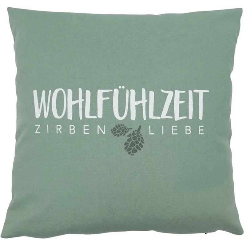 Kissen mit Füllung Zirbenholz WOHLFÜHLZEIT