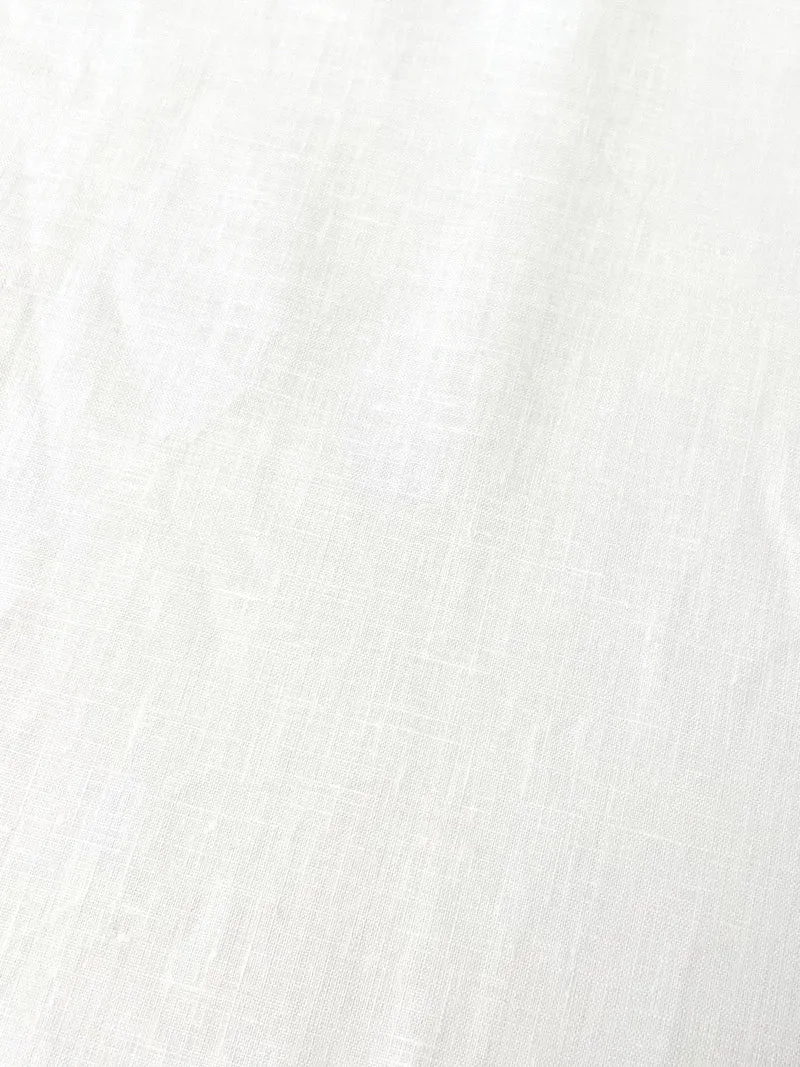 White Tablecloths from 100% Italian Linen in 4 Sizes