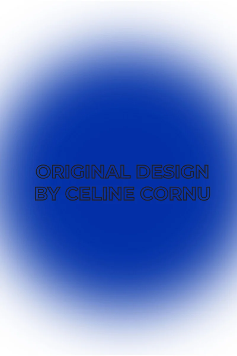 Blackout Curtains "Lady Blues" by Céline Cornu