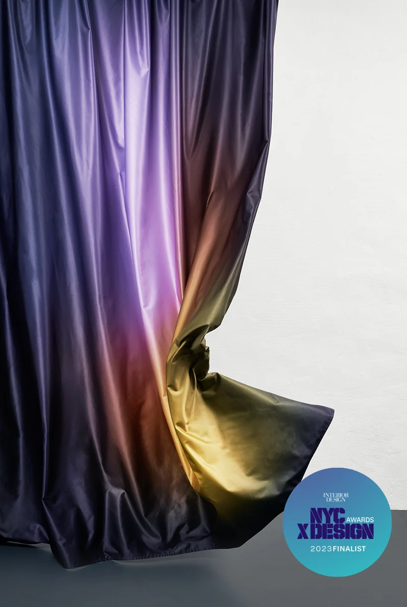 Blackout Curtains "Aura Yellow" by Michele Rondelli