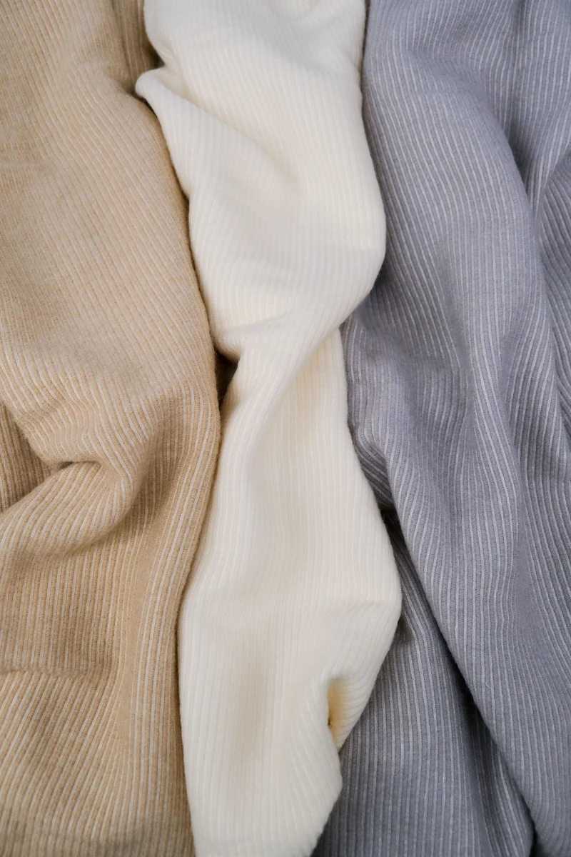 Heavy Norwegian Wool Curtains - Natural White