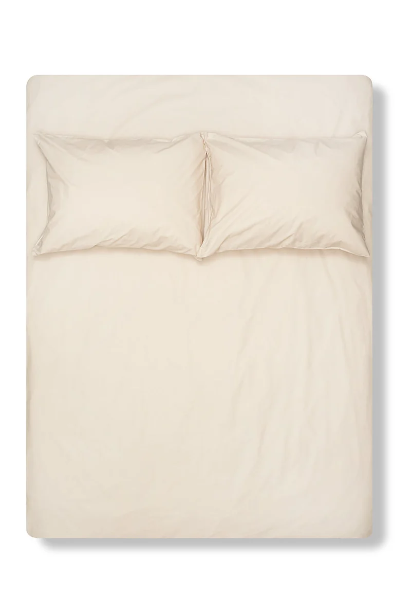Pima Cotton Percale Bedding in Sand Color