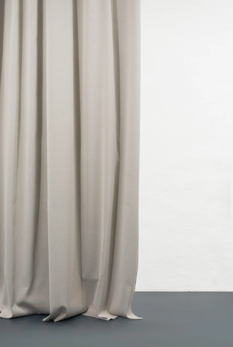 Blackout Curtains Twill Weave in Sand Color
