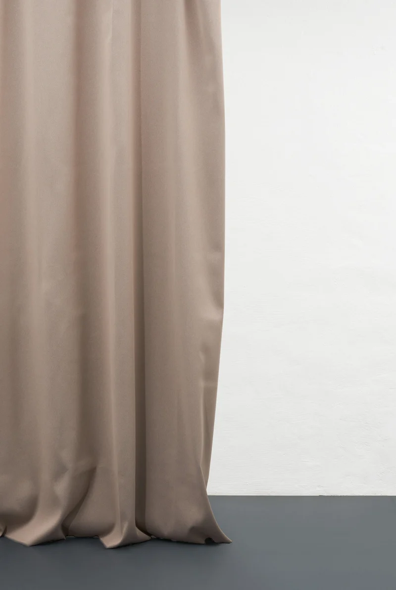 Blackout Curtains Twill Weave in Cappuccino Color