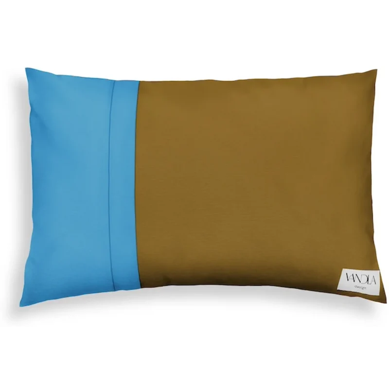 Modulare Kissenhülle rechteckig Farbkombinationen mit Hellbraun